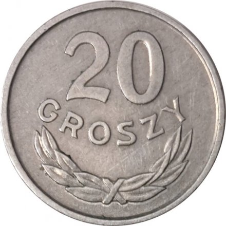 Польша 20 грошей 1966 год