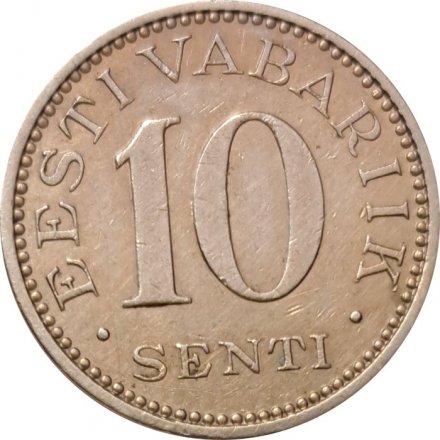 Эстония 10 сентов 1931 год