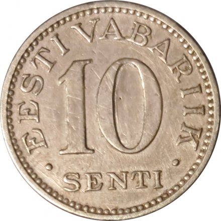 Эстония 10 сентов 1931 год