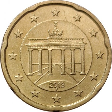 Германия 20 евроцентов 2012 год (F)