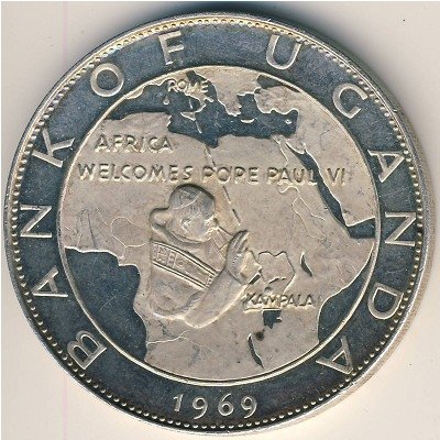 Уганда 20 шиллингов 1969 год