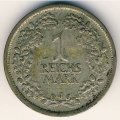 Веймарская республика 1 рейхсмарка 1925 год (J)