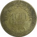 Колумбия 100 песо 2013 год