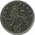 Великобритания 10 пенсов 2003 год