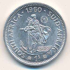 ЮАР 1 шиллинг 1960 год