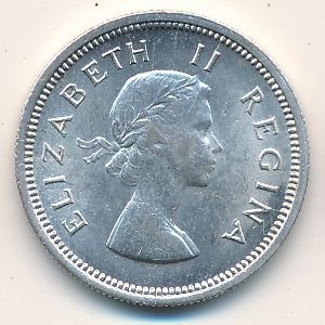 ЮАР 1 шиллинг 1960 год