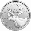 Набор из 6 монет Канада 2017 год - Белый гусь