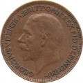 Великобритания 1 фартинг 1928 год - Король Георг V