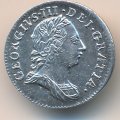Великобритания 3 пенса 1762 год