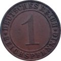 Веймарская республика 1 рейхспфенниг 1935 год (A)