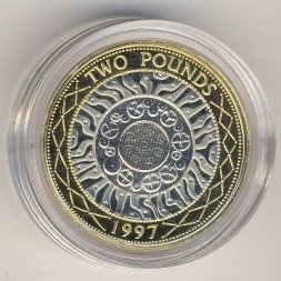 Великобритания 2 фунта 1997 год
