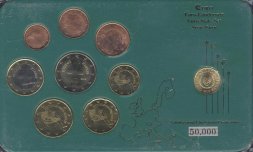 Евро серия Кипра 2008 года (9 монет)