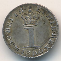 Великобритания 1 пенни 1800 год
