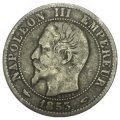 Франция 5 сантимов 1853 год - Отметка монетного двора: &quot;A&quot; - Париж