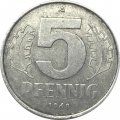 ГДР 5 пфеннигов 1968 год 