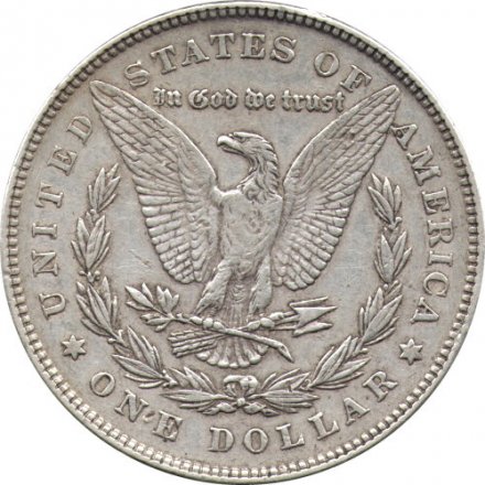 США 1 доллар 1878 год - Морган (без отметки монетного двора)