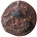 Полушка 1768 год ЕМ Екатерина II (1762 - 1796) - F+