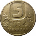 Финляндия 5 марок 1983 год (K) - Ледокол &quot;Урхо&quot;