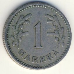 Финляндия 1 марка 1928 год