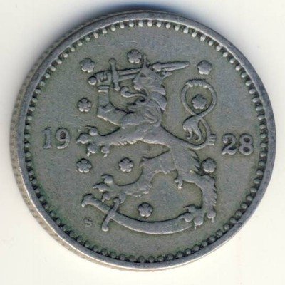 Финляндия 1 марка 1928 год