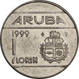 Аруба 1 флорин 1999 год