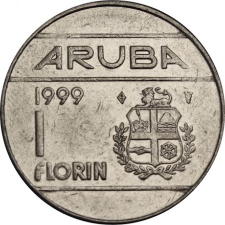 Аруба 1 флорин 1999 год