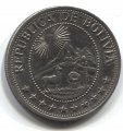 Боливия 1 песо боливиано 1980 год - Герб