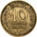 Франция 10 сантимов 1962 год - Марианна