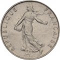 Франция 1/2 франка 1972 год