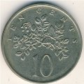 Ямайка 10 центов 1987 год