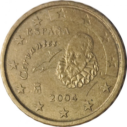 Испания 10 евроцентов 2004 год