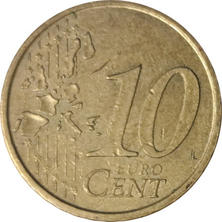 Испания 10 евроцентов 2004 год