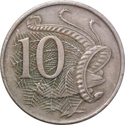 Австралия 10 центов 1967 год
