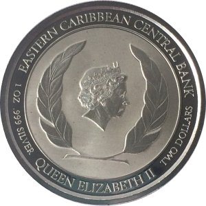 Восточные Карибы 2 доллара 2018 год - Гренада