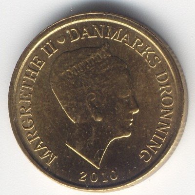Дания 20 крон 2010 год