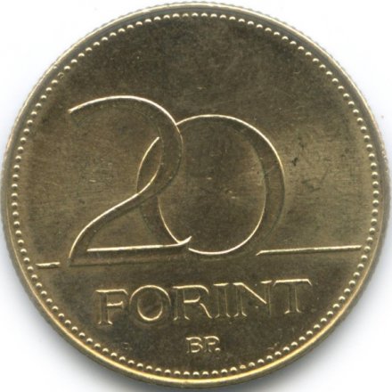 Венгрия 20 форинтов 2008 год