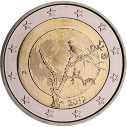 Финляндия 2 евро 2017 год - Природа Финляндии