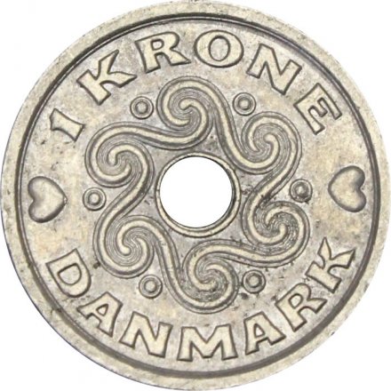 Дания 1 крона 2005 год