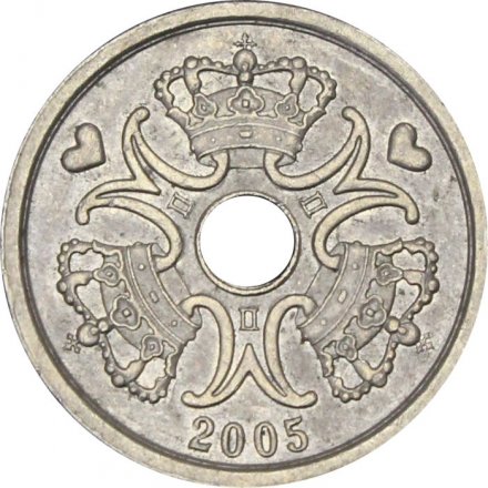 Дания 1 крона 2005 год