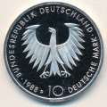 ФРГ 10 марок 1988 год - 200 лет со дня рождения Артура Шопенгауэра (Proof)