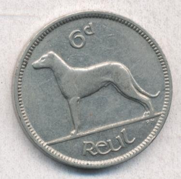 Ирландия 6 пенсов 1934 год