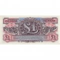 Вооруженные силы Великобритании 1 фунт 1948 год - 2 серия - UNC