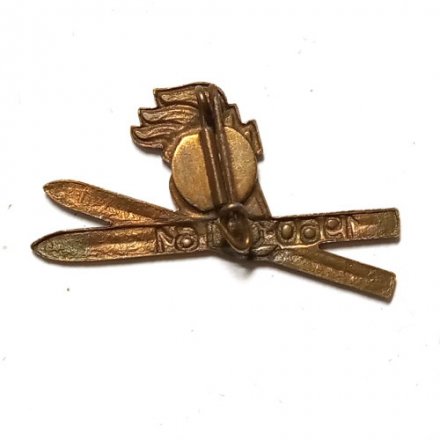 Значок Пионерия. ГДР Спорт. ТР Золотые лыжи 1960-1961 г.