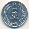 Сингапур 5 центов 1971 год - ФАО