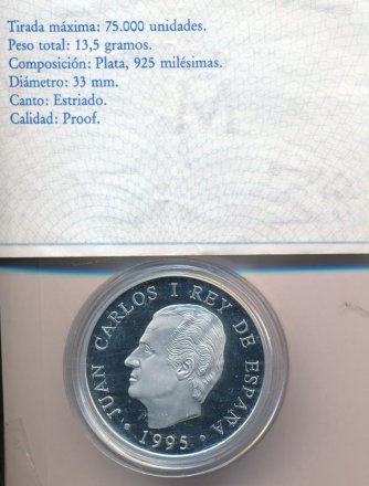 Испания 1000 песет 1995 год - Олимпийские Игры, Атланта 1996