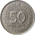 ФРГ 50 пфеннигов 1990 год (F)
