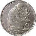 ФРГ 50 пфеннигов 1990 год (F)