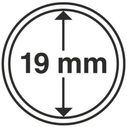 Капсула для хранения монет диаметром 19 мм (Германия)