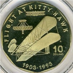 Маршалловы острова 10 долларов 1993 год