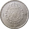 Швеция 1 крона 1947 год
